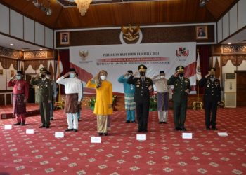 Pj. Gubernur Jambi Ikuti Rapat Virtual Peringati Hari Lahir Pancasila