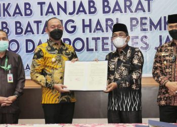 Pemkab Tanjab Barat Giat Penandatanganan Kesepakatan Bersama