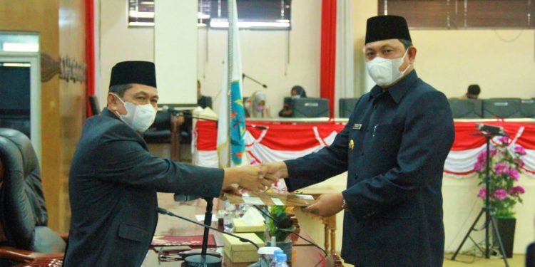 Wabup Hairan Hadiri Rapurna DPRD Terkait LKPJ Tahun Anggaran 2020