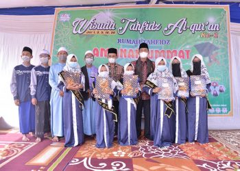 Wabup Buka Peletakkan Batu Pertama Rumah Tahfids di Sungai Duren