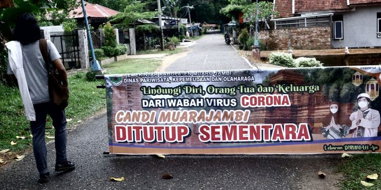 Pemkab Muaro Jambi Tutup Tempat Wisata Candi Muaro Jambi Hindari Covid-19 Lebih Luas