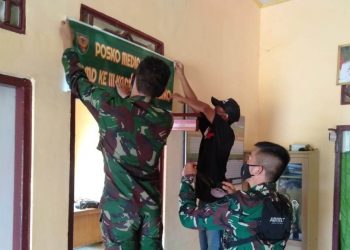 Dandim 0420/Sarko Dirikan Posko Media Center Wadah Publikasi Dan Komunikasi Program TMMD