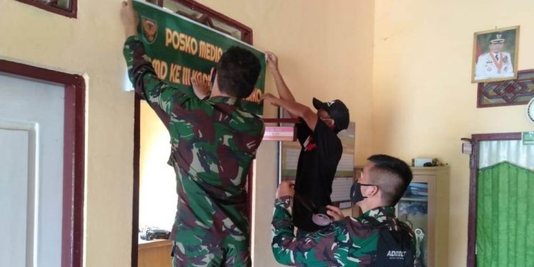 Dandim 0420/Sarko Dirikan Posko Media Center Wadah Publikasi Dan Komunikasi Program TMMD