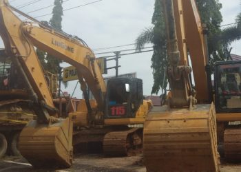 Polres Merangin Amankan Dua Unit Excavator Diduga Untuk Aktivitas PETI