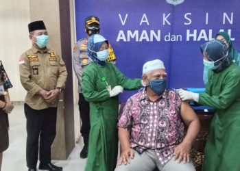 Wabup Mashuri : Target 12.500 Lansia Dapat Vaksin Covid-19 Bakal Terpenuhi