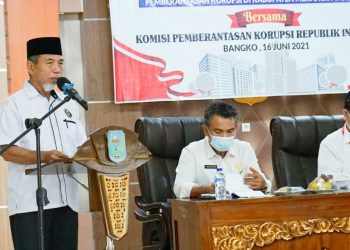 Wabup H Mashuri Tegaskan Kabupaten Merangin Harus Bebas Korupsi
