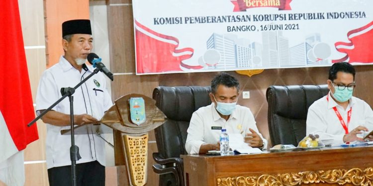 Wabup H Mashuri Tegaskan Kabupaten Merangin Harus Bebas Korupsi