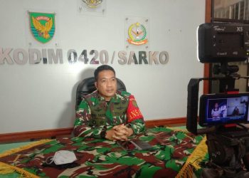 Dandim 0420/Sarko Bicara TMMD Live Di TV Nasional 
