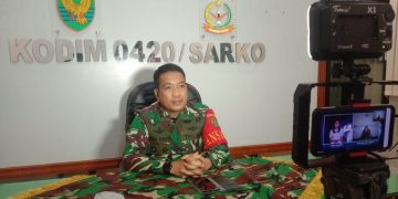 Dandim 0420/Sarko Bicara TMMD Live Di TV Nasional 