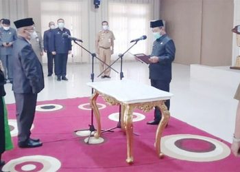 Muktamar Hamdi  Dilantik Menjadi Pj Sekda Merangin