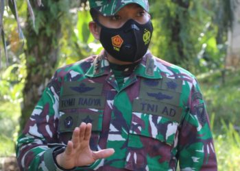 Dansatgas  Optimis Program TMMD Ke 111 Tepat Waktu