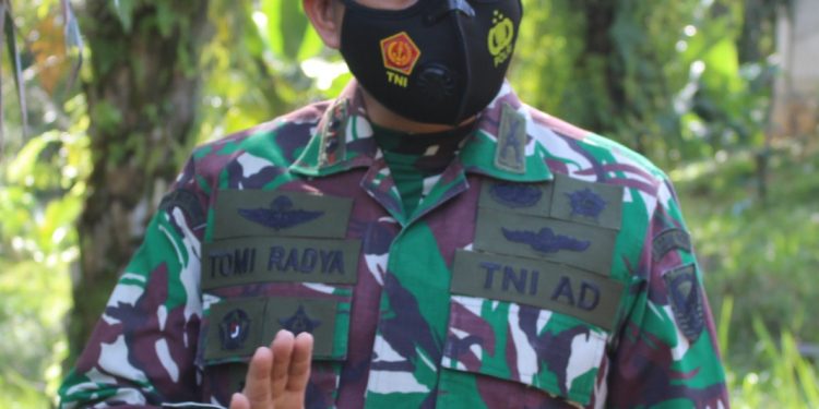 Dansatgas  Optimis Program TMMD Ke 111 Tepat Waktu