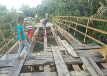 Jembatan Desa Sungai Ulak Yang Rusak Parah Akan Segera Dilakukan Perbaikan