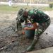 Sambut Tim Pengawasan dan Evaluasi Ke Lokasi TMMD, Kantor Desa Bukit Beringin Di Sterilkan