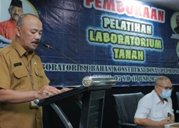 Kadis PUPR Buka Acara Laboratorium Bahan Konstruksi Provinsi Jambi