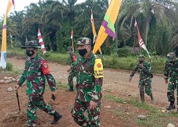 Tinjau Lokasi TMMD di Merangin, Tim Wasev Mabesad Apresiasi Realisasi Fisik 