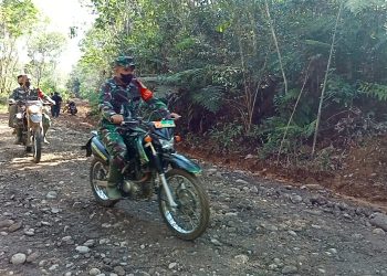 Jelang Penutupan TMMD, Dansatgas Tinjau Peningkatan Jalan