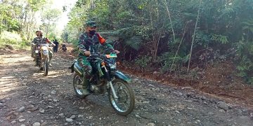 Jelang Penutupan TMMD, Dansatgas Tinjau Peningkatan Jalan