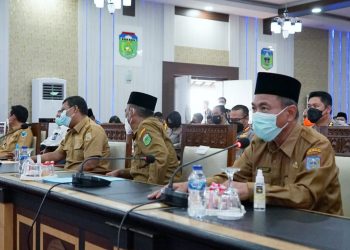 H Mashuri Laporkan Kondisi Karhutla Merangin ke Gubernur