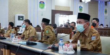 H Mashuri Laporkan Kondisi Karhutla Merangin ke Gubernur