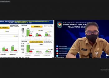 Kemendagri Rilis Update Realisasi APBD 2021 