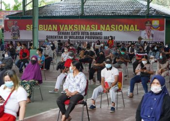 Korem 042/Gapu Gelar Vaksinasi Massal Dosis Kedua Untuk Warga Jambi 