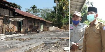 Plt Bupati Merangin Serahkan Bantuan Kepada Korban Kebakaran Di Talang Kawo 