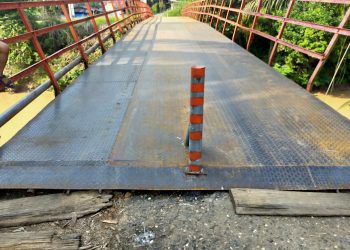 Jembatan Sudah Diperbaiki, Warga Desa Sungai Ulak Bersyukur Dan Minta Dirapikan Diujung Jembatan