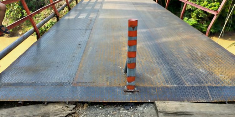 Jembatan Sudah Diperbaiki, Warga Desa Sungai Ulak Bersyukur Dan Minta Dirapikan Diujung Jembatan