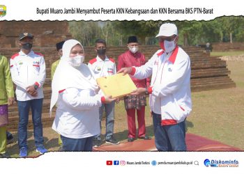 Bupati Masnah Sambut Peserta KKN Kebangsaan dan KKN Bersama BKS PTN-Barat