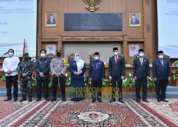 Bupati Masnah Hadiri Pelantikan Anggota DPRD Muaro Jambi Sisa Masa Jabatan 2019-2024