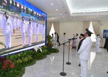 Mendagri Dampingi Wapres Lantik Pamong Praja Muda IPDN Angkatan XXVIII 