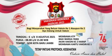 Guna menciptakan Herd Immunity, Polda Jambi Akan Kembali Gelar Vaksinasi Massal