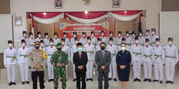 Dandim 0420/Sarko Hadiri Pengukuhan Paskibraka