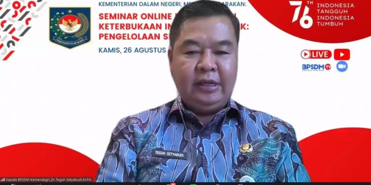 BPSDM Kemendagri Dorong Aparatur yang Andal Kelola Keterbukaan Informasi Publik