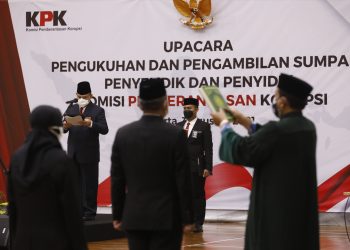 KPK Kembali Kukuhkan Penyelidik dan Penyidik