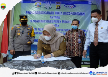 Bupati Masnah Lakukan Penandatanganan Nota Kesepahaman Dengan Kejaksaan Negeri Muaro Jambi