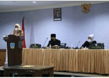 DPRD Kota Jambi Gelar Paripurna Dalam Penyampaian Laporan Hasil Kerja Banggar