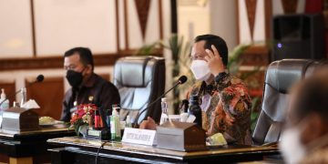 Kunjungi Jambi, Mendagri Ingatkan Pemda Perbaiki dan Perbaharui Input Data Covid-19 