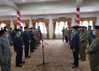 Lantik 40 Orang Pejabat Esselon III dan IV, Bupati Merangin Minta Percepat Kinerja