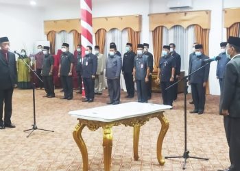 Bupati H Mashuri Lantik Fajarman Menjadi Pj Sekda Merangin