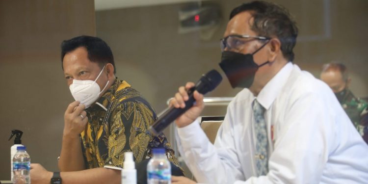 Menko Polhukam Bersama Mendagri Pastikan PON XX Papua 2021 dan Peparnas Siap Dilaksanakan 