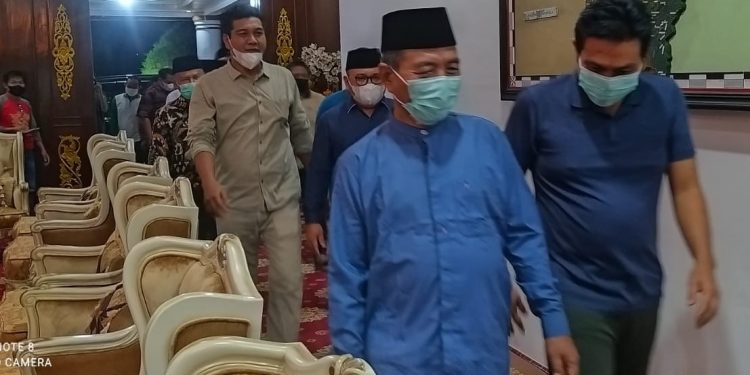 Pasca Musibah Kecelakaan, Bupati Merangin Kembali Beraktivitas
