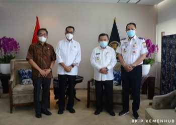 Gubernur Jambi Temui  Menteri Perhubungan Bahas Ujung Jabung dan Jalur Kereta