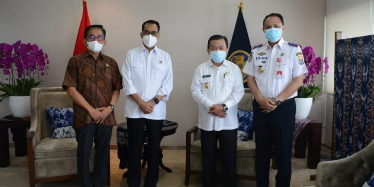 Gubernur Jambi Temui  Menteri Perhubungan Bahas Ujung Jabung dan Jalur Kereta