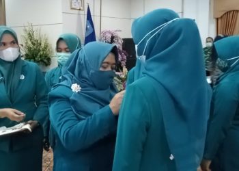 Hj Nurhaida Mashuri Lantik Ketua TP PKK Delapan Kecamatan Kabupaten  Merangin