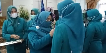 Hj Nurhaida Mashuri Lantik Ketua TP PKK Delapan Kecamatan Kabupaten  Merangin