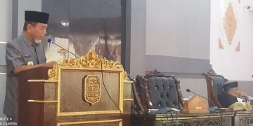 DPRD Merangin Gelar Rapat Paripurna Dengarkan Jawaban Pemerintah Tentang Ranperda Inisiatif Dewan dan Ranperda Kabupaten Merangin