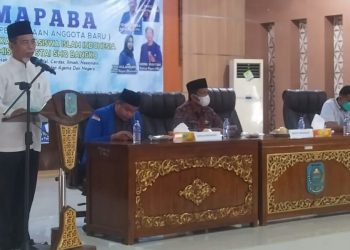 H. Mashuri Buka Mapaba PMII Komisariat STAI SMQ Bangko 2021
