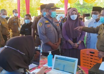 Kunker Ke Kabupaten Merangin, Gubernur Jambi Pantau Pelaksanaan Vaksinasi Covid-19 